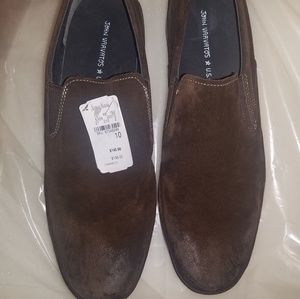 Sold  JOHN VARVATOS USA burnished suede loafers 10